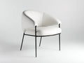 Silla de comedor 78×58×62 cm – blanco – diseño moderno para sala de estar