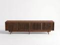 Mueble para TV de madera 180×42×58 cm - marrón - estilo moderno