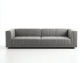 Sofá de 2 plazas 180x85x82 cm – blanco – estilo moderno para sala de estar